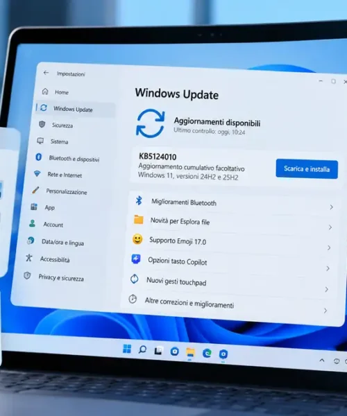 Windows 11 si aggiorna: arriva KB5124010 con 46 novità e correzioni