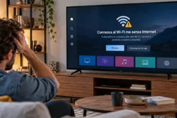 Smart TV connessa al Wi-Fi ma senza Internet: come risolvere
