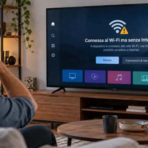 Smart TV connessa al Wi-Fi ma senza Internet: come risolvere