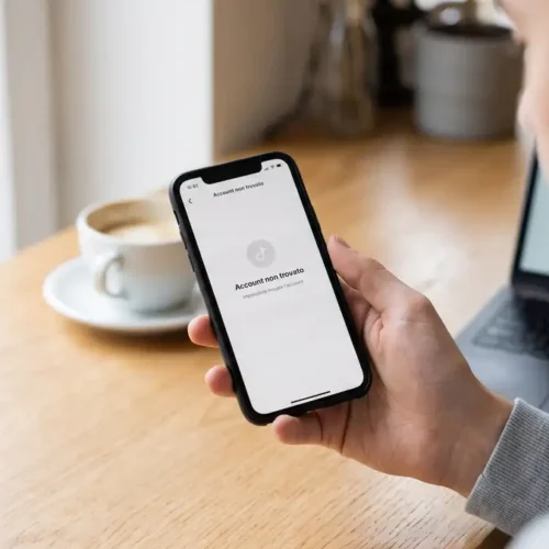 TikTok “account non trovato”: cosa significa e come comportarsi