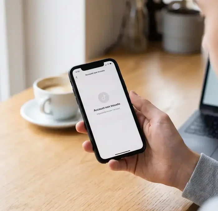 TikTok “account non trovato”: cosa significa e come comportarsi